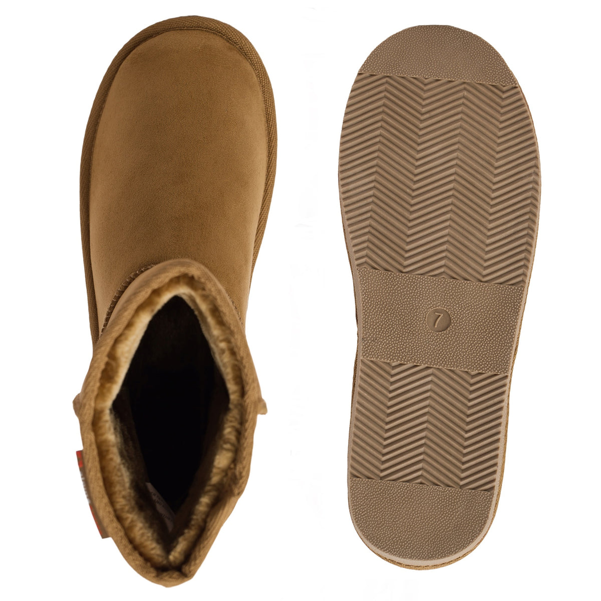 Alpine Swiss Laura Women's Short Winter Boots – Chestnut