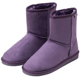Alpine Swiss Laura Women's Short Winter Boots – Purple