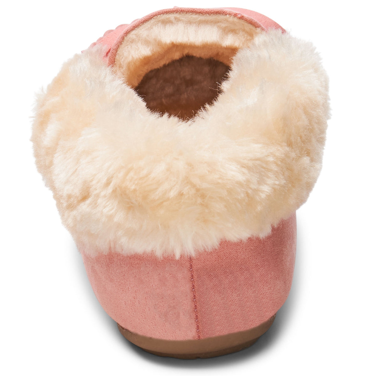Alpine Swiss Leah Women’s Moccasin Slippers – Pink