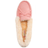 Alpine Swiss Leah Women’s Moccasin Slippers – Pink