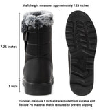 Alpine Swiss Lexie Women’s Snow Boots – Black