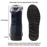 Alpine Swiss Lexie Women’s Snow Boots – Navy
