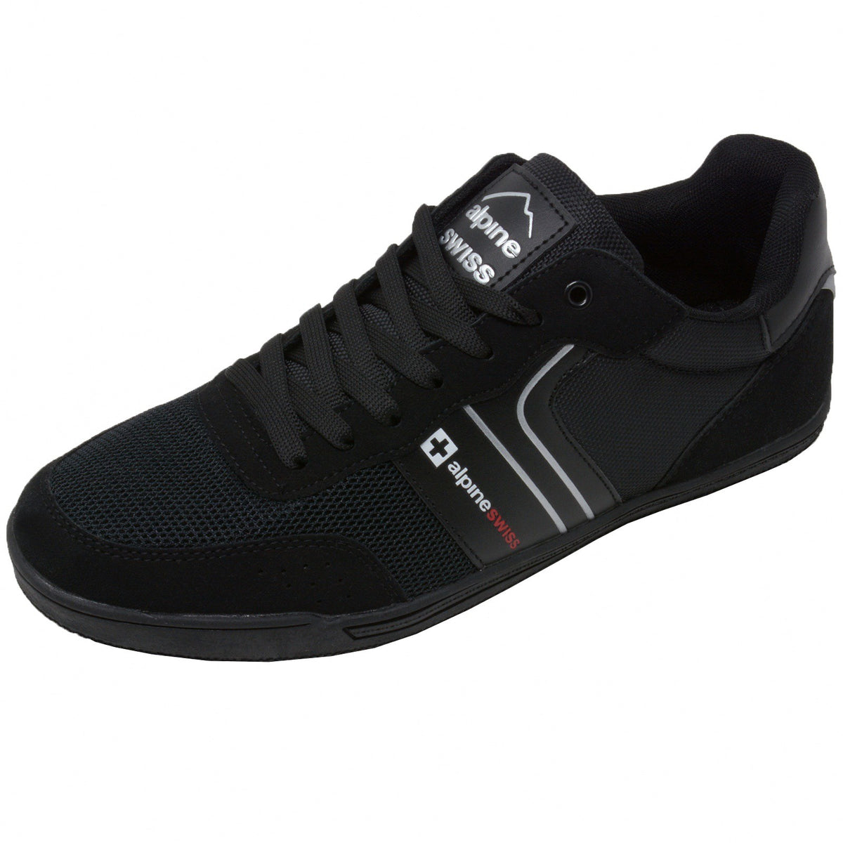 Alpine Swiss Liam Men’s Casual Shoes – Black