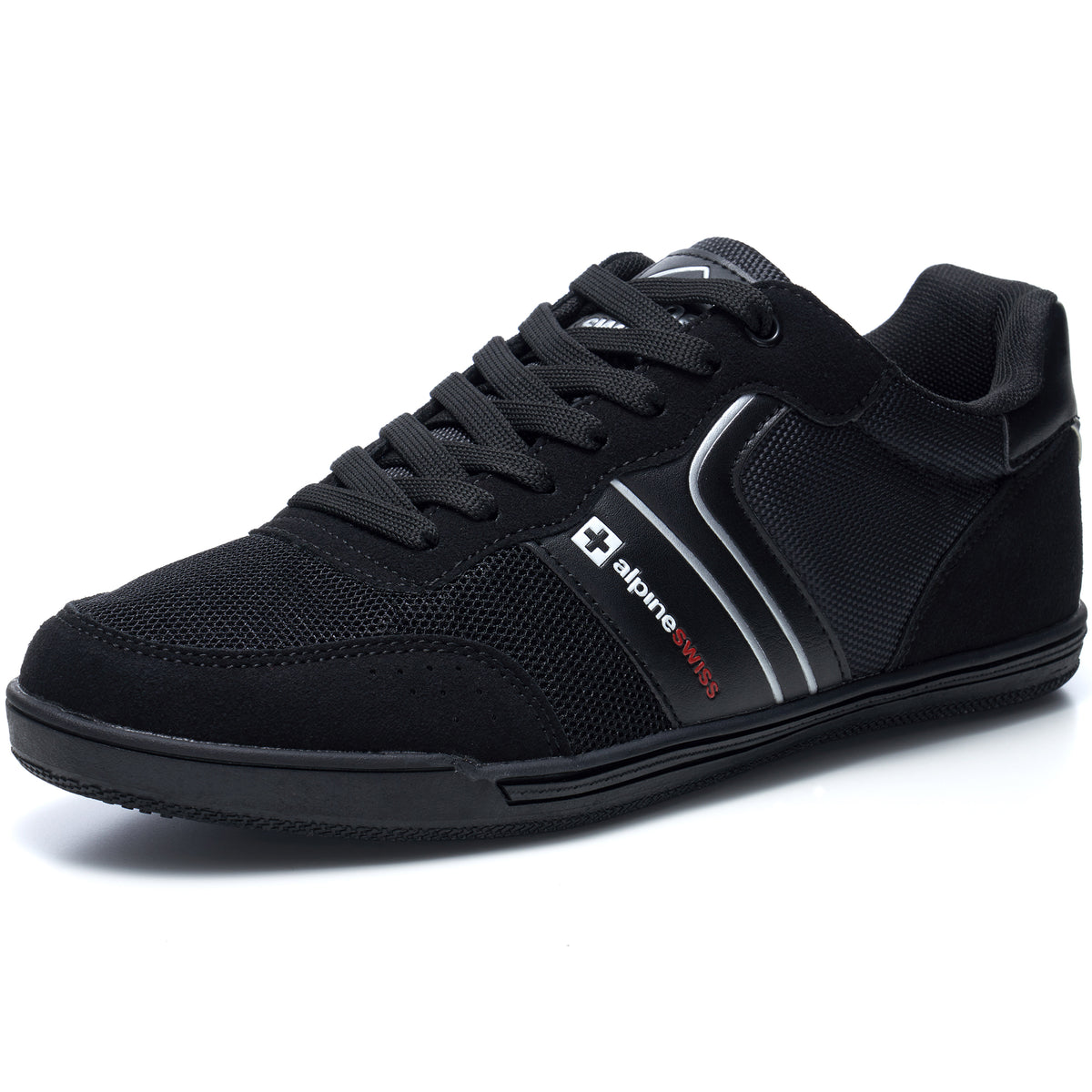 Alpine Swiss Liam Men’s Casual Shoes – Black