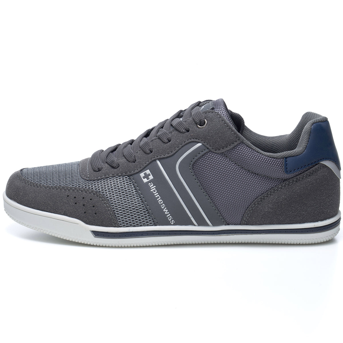 Alpine Swiss Liam Men’s Casual Shoes – Gray