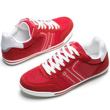 Alpine Swiss Liam Men’s Casual Shoes – Red