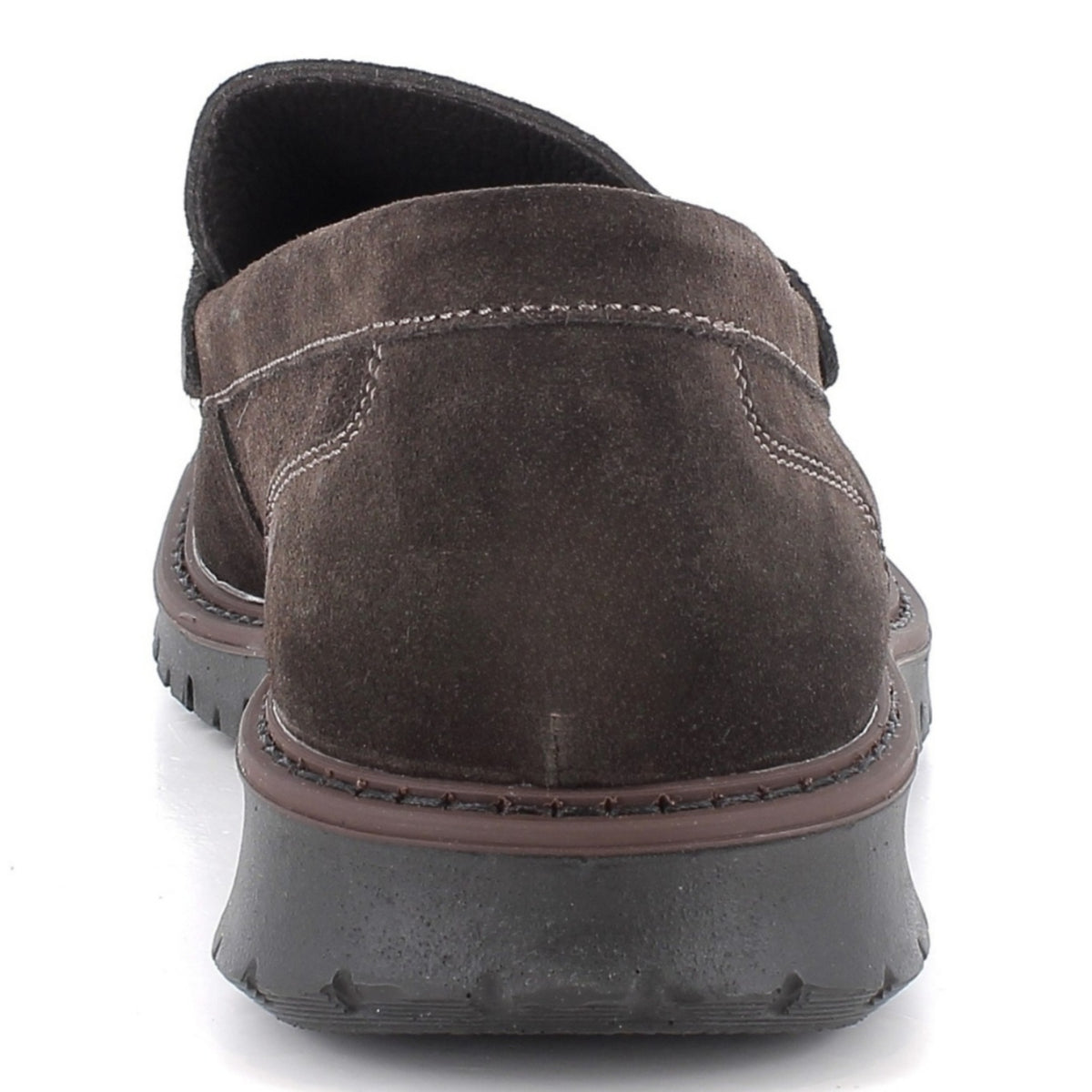 Alpine Swiss Mateo Mens Suede Penny Loafers Italian Dress Casual Slip On Shoes – Brown