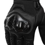 Alpine Swiss Men's Motorcycle Gloves Protective Outdoor Gloves with Reinforced – Black