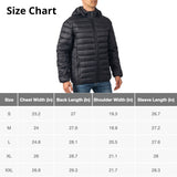 Alpine Swiss Mens Light Puffer Jacket Removable Hood Milo Winter Coat Packable – Black
