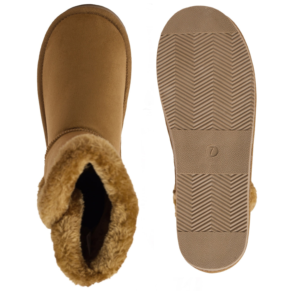 Alpine Swiss Mindy Women’s Winter Boots – Chestnut
