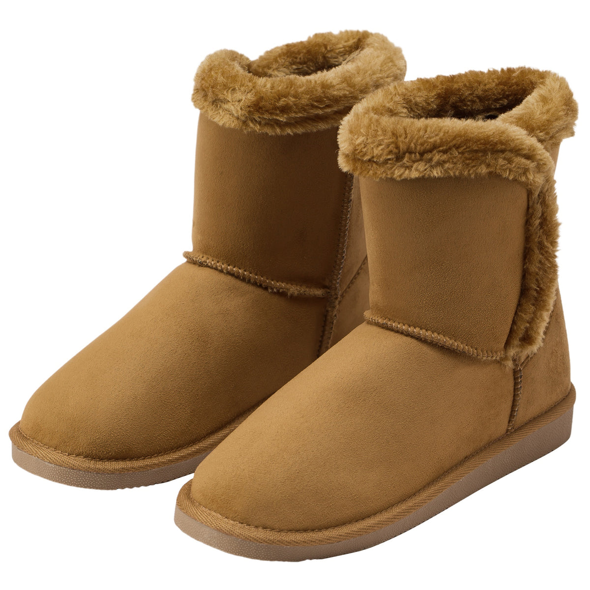 Alpine Swiss Mindy Women’s Winter Boots – Chestnut