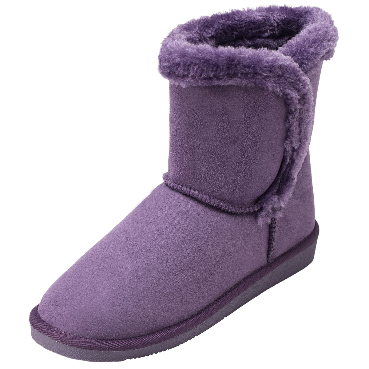 Alpine Swiss Mindy Women’s Winter Boots – Purple