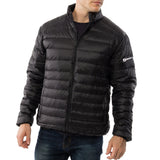 Alpine Swiss Niko Men’s Puffer Jacket Warm Down Alternative Insulated Coat – Black