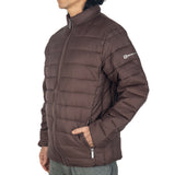 Alpine Swiss Niko Men’s Puffer Jacket Warm Down Alternative Insulated Coat – Brown