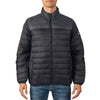 Alpine Swiss Niko Men’s Puffer Jacket Warm Down Alternative Insulated Coat – Black Gray