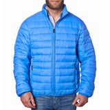 Alpine Swiss Niko Men’s Puffer Jacket Warm Down Alternative Insulated Coat – Blue