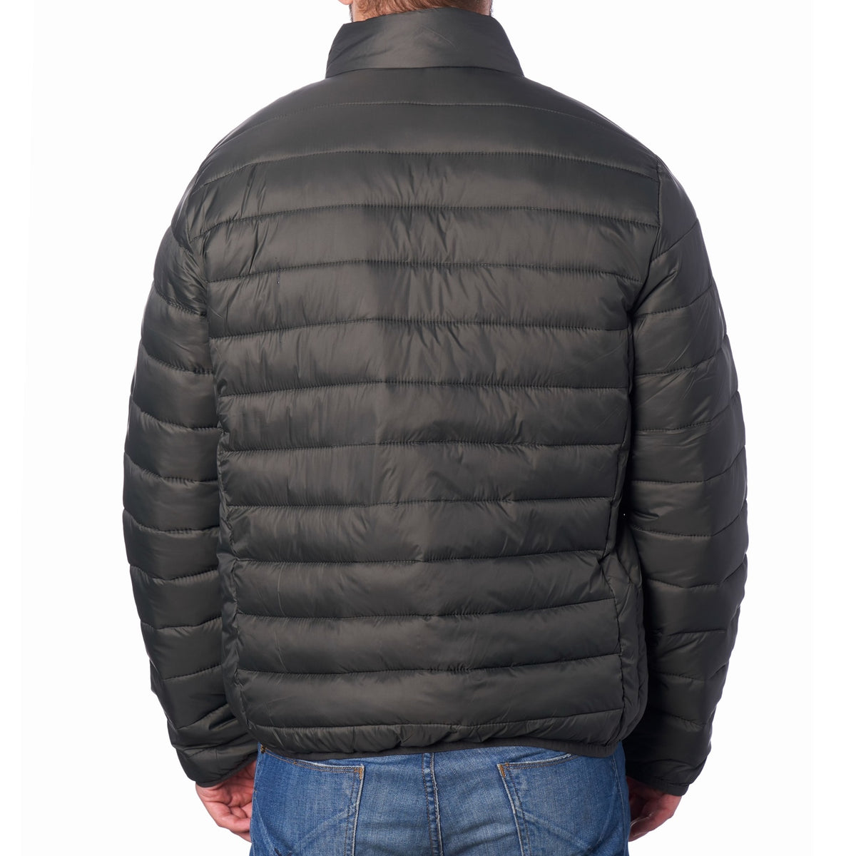 Alpine Swiss Niko Men’s Puffer Jacket Warm Down Alternative Insulated Coat – Green