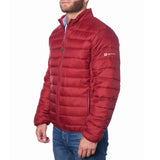Alpine Swiss Niko Men’s Puffer Jacket Warm Down Alternative Insulated Coat – Red
