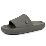 Alpine Swiss Omar Mens Slides Pillow Slippers Ultra Cushioned Cloud Slide Sandal – Olive