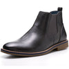 Alpine Swiss Mens Owen Chelsea Boots Pull Up Ankle Boot Genuine Leather Lined – Gray
