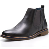 Alpine Swiss Mens Owen Chelsea Boots Pull Up Ankle Boot Genuine Leather Lined – Gray