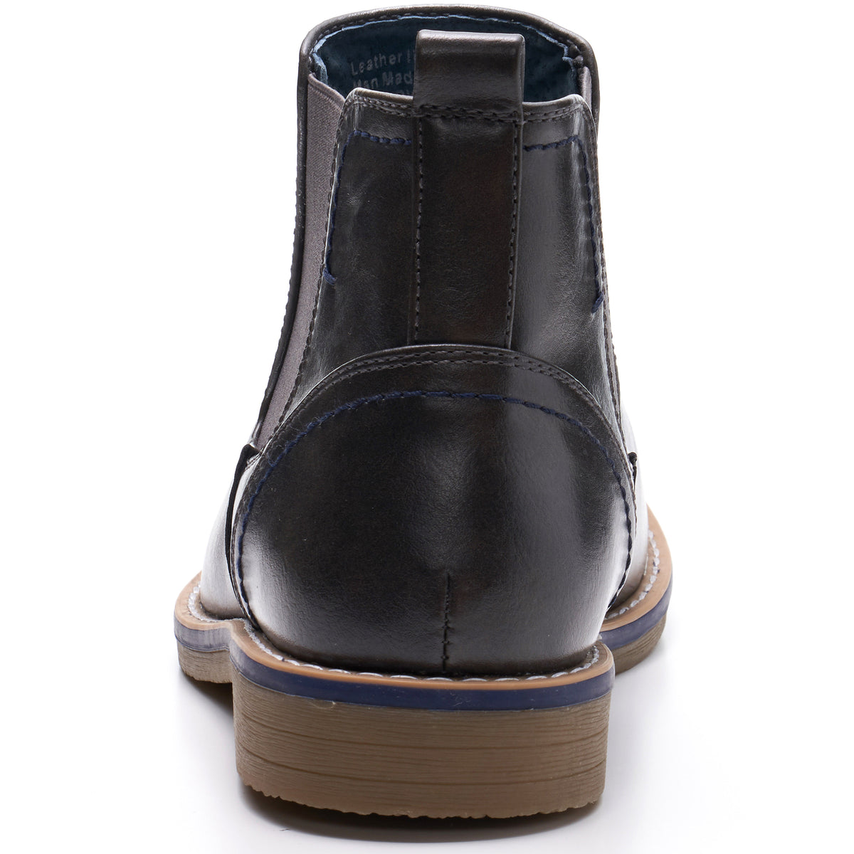 Alpine Swiss Mens Owen Chelsea Boots Pull Up Ankle Boot Genuine Leather Lined – Gray