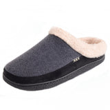 Alpine Swiss Mens Memory Foam Clog Slippers Fleece Fuzzy Slip On House Shoes – Gray