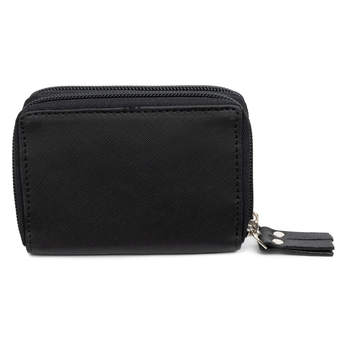 Alpine Swiss Womens Accordion Organizer Wallet Leather Credit Card Case ID – Black