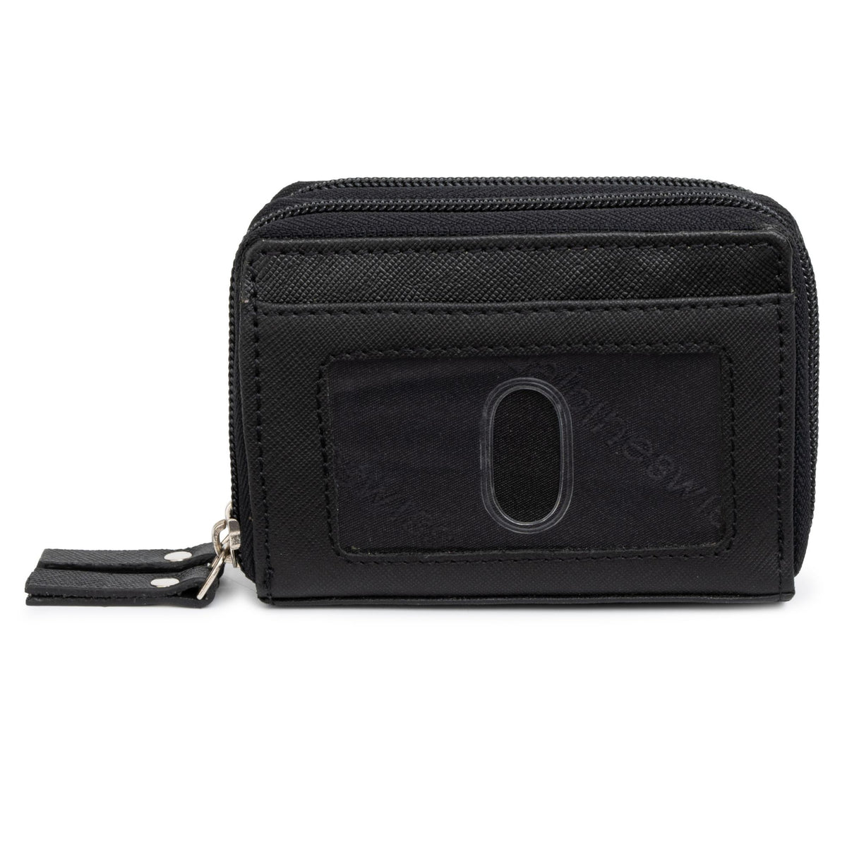 Alpine Swiss Womens Accordion Organizer Wallet Leather Credit Card Case ID – Black