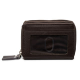 Alpine Swiss Womens Accordion Organizer Wallet Leather Credit Card Case ID – Brown