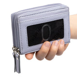 Alpine Swiss Womens Accordion Organizer Wallet Leather Credit Card Case ID – Lilac