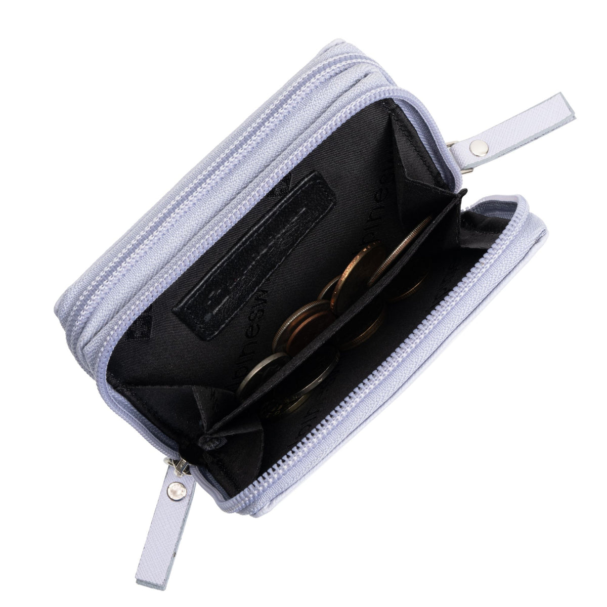 Alpine Swiss Womens Accordion Organizer Wallet Leather Credit Card Case ID – Lilac