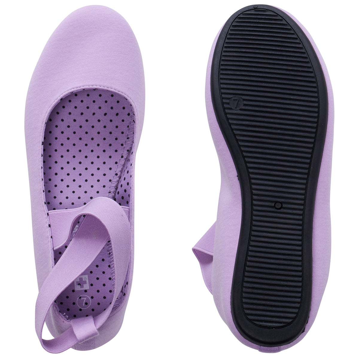 Alpine Swiss Peony Ballet Flats Shoes For Women Elastic Ankle Strap Flats Round – Orchid