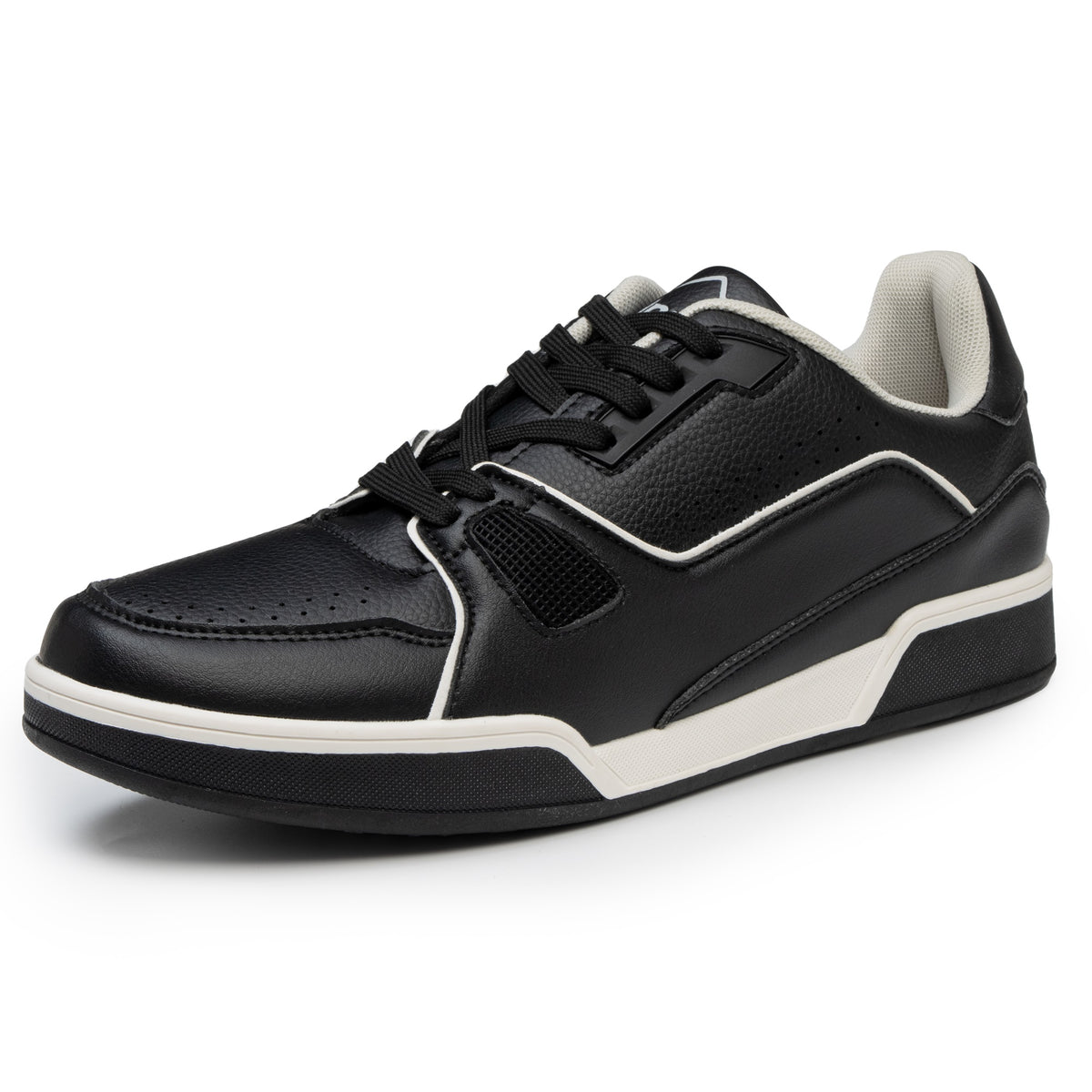 Alpine Swiss Remy Mens Fashion Sneakers Low Top Casual Comfortable Tennis Shoes – Black