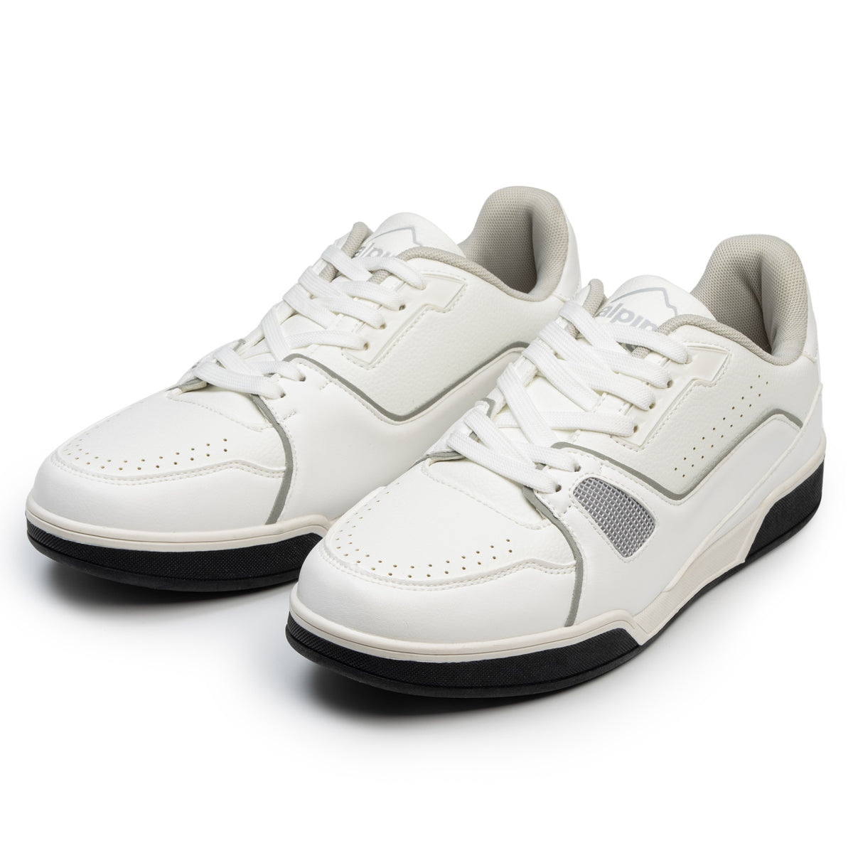 Alpine Swiss Remy Mens Fashion Sneakers Low Top Casual Comfortable Tennis Shoes – White