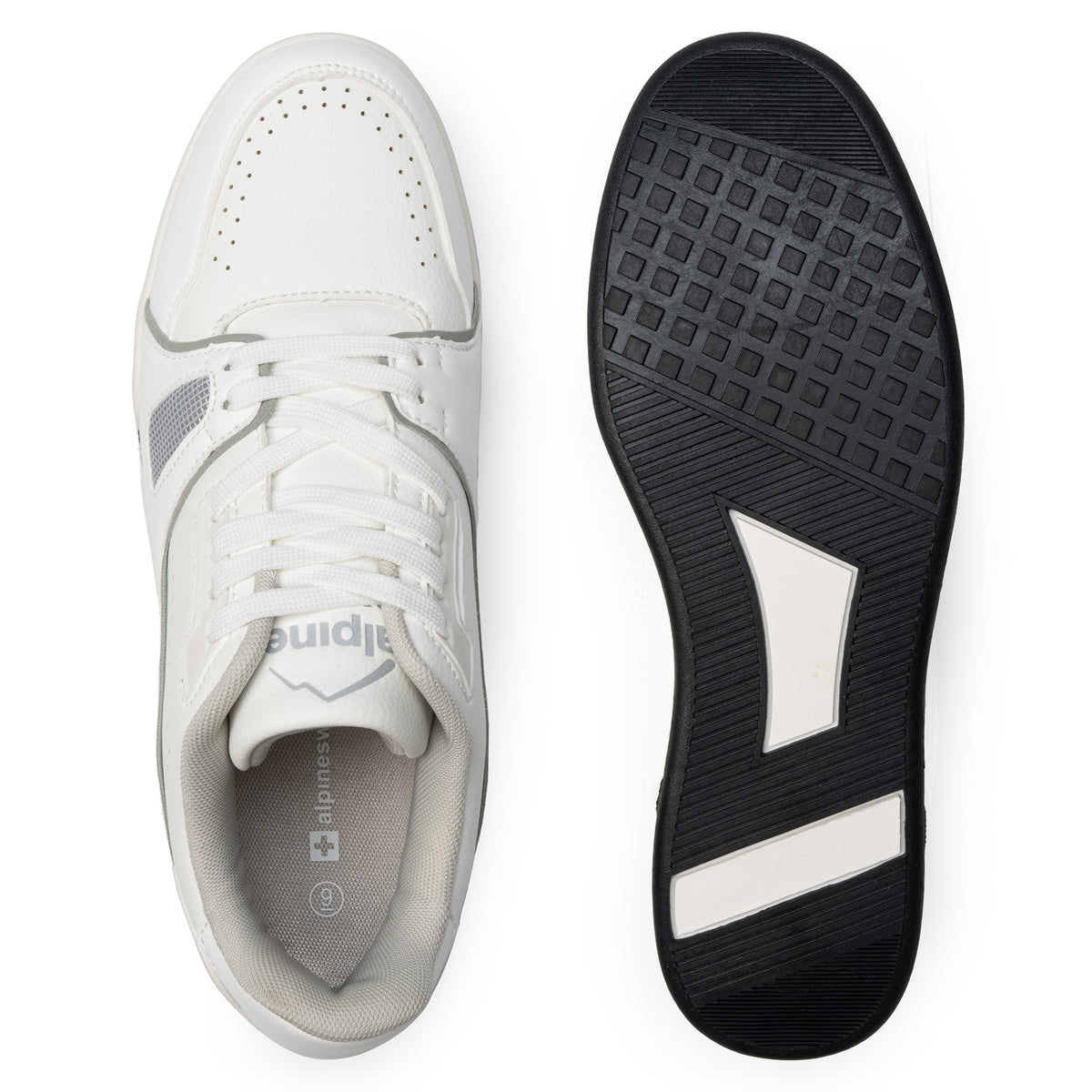 Alpine Swiss Remy Mens Fashion Sneakers Low Top Casual Comfortable Tennis Shoes – White