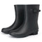 Alpine Swiss Reya Womens Waterproof Rain Boots Mid Calf Tall Rubber Garden Boots – Black Short