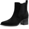 Alpine Swiss Rita womens black ankle boot - side view