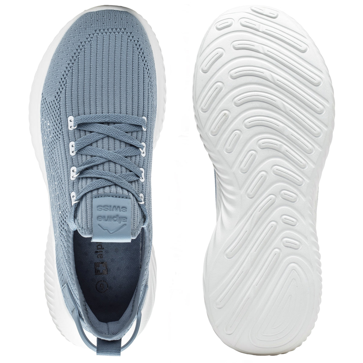 Alpine Swiss Ryan Mens Fashion Sneakers Lightweight Athletic Casual Tennis Shoes – Blue