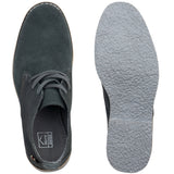 Alpine Swiss Beck Mens Suede Chukka Desert Boots Lace Up Shoes Crepe Sole Oxford – Gray