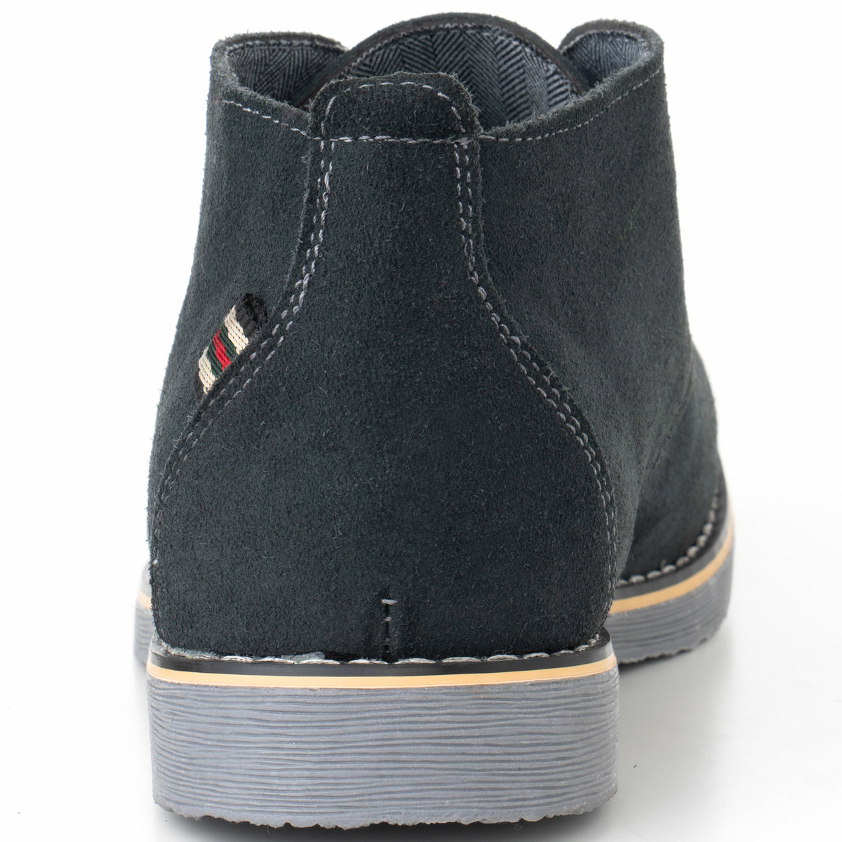 Alpine Swiss Beck Mens Suede Chukka Desert Boots Lace Up Shoes Crepe Sole Oxford – Gray