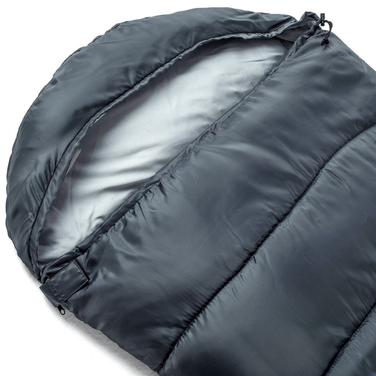 Alpine Swiss Sleeping Bag Adult Waterproof All Season Camping Backpacking Hiking – Gray