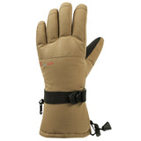 Alpine Swiss Mens Waterproof Gauntlet Ski Gloves Winter Sport Snow Board Windproof – Tan