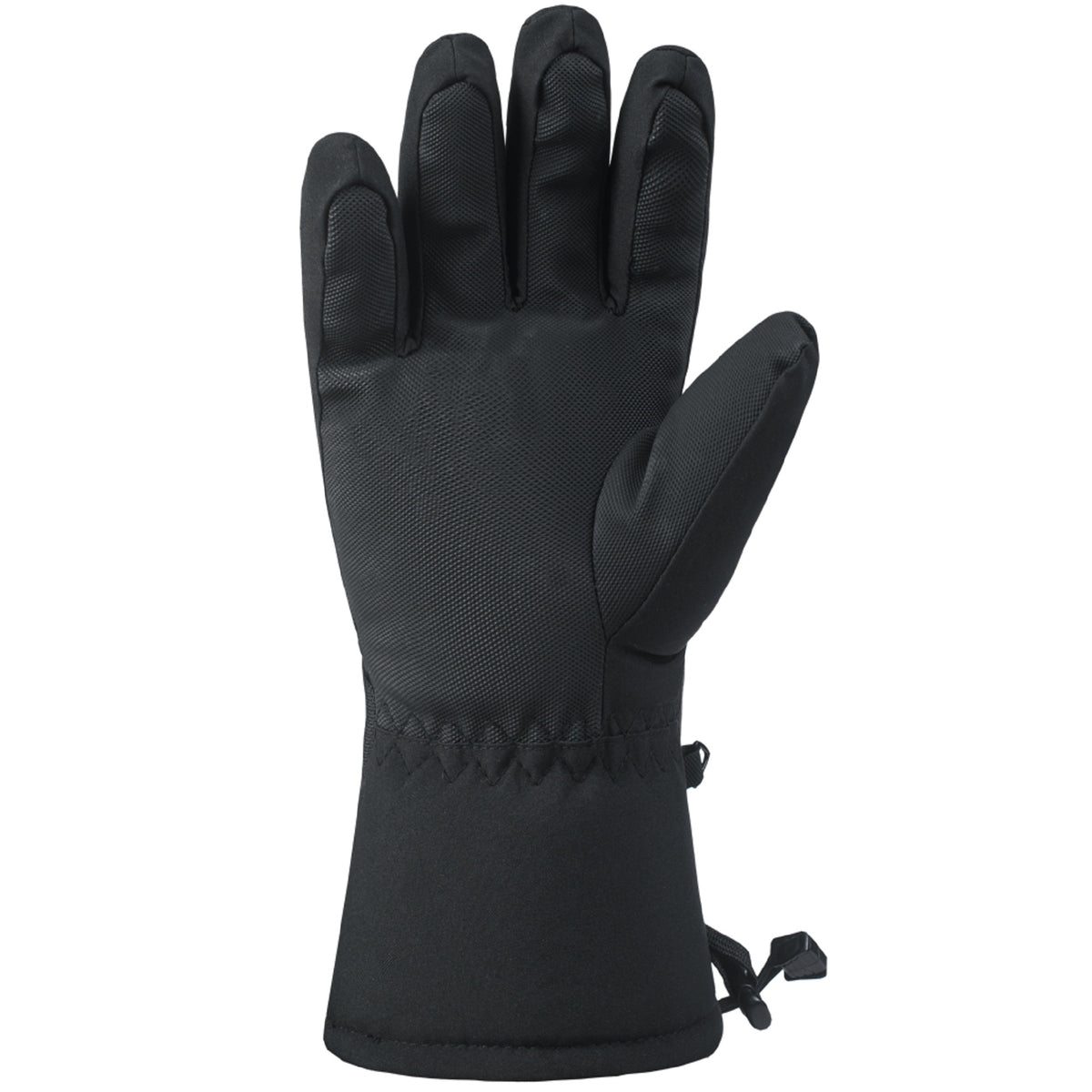 Alpine Swiss Mens Waterproof Gauntlet Ski Gloves Winter Sport Snow Board Windproof – Black