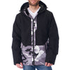 Alpine Swiss Mens Waterproof Ski Jacket Snowboarding Winter Snow Coat Raincoat – Black White Camo