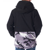 Alpine Swiss Mens Waterproof Ski Jacket Snowboarding Winter Snow Coat Raincoat – Black White Camo