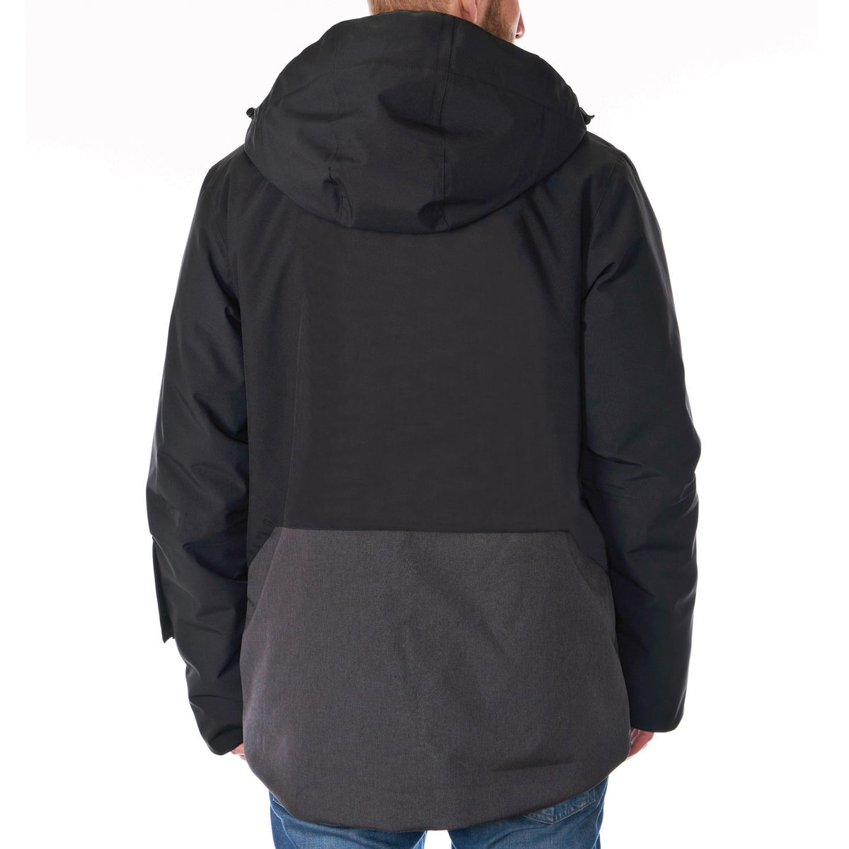 Alpine Swiss Mens Waterproof Ski Jacket Snowboarding Winter Snow Coat Raincoat – Black Charcoal