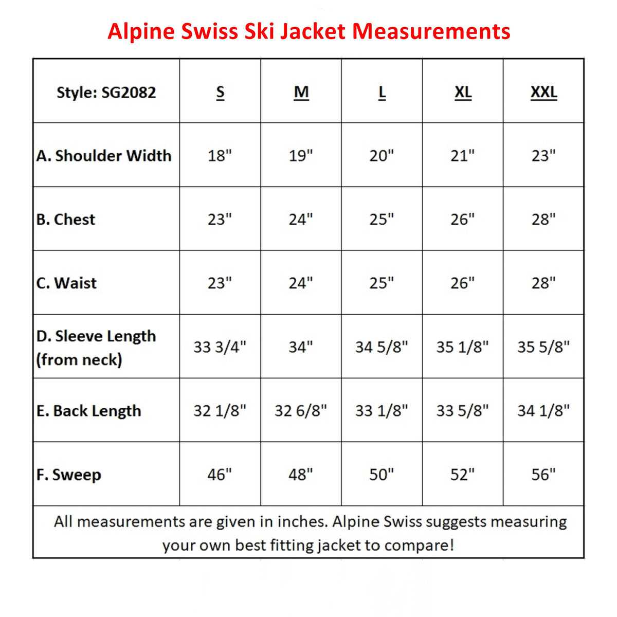 Alpine Swiss Mens Waterproof Ski Jacket Snowboarding Winter Snow Coat Raincoat – Black Charcoal