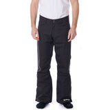 Alpine Swiss Mens Waterproof Ski Snowboarding Pants Insulated Winter Snow Pants – Black
