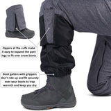 Alpine Swiss Mens Waterproof Ski Snowboarding Pants Insulated Winter Snow Pants – Gray